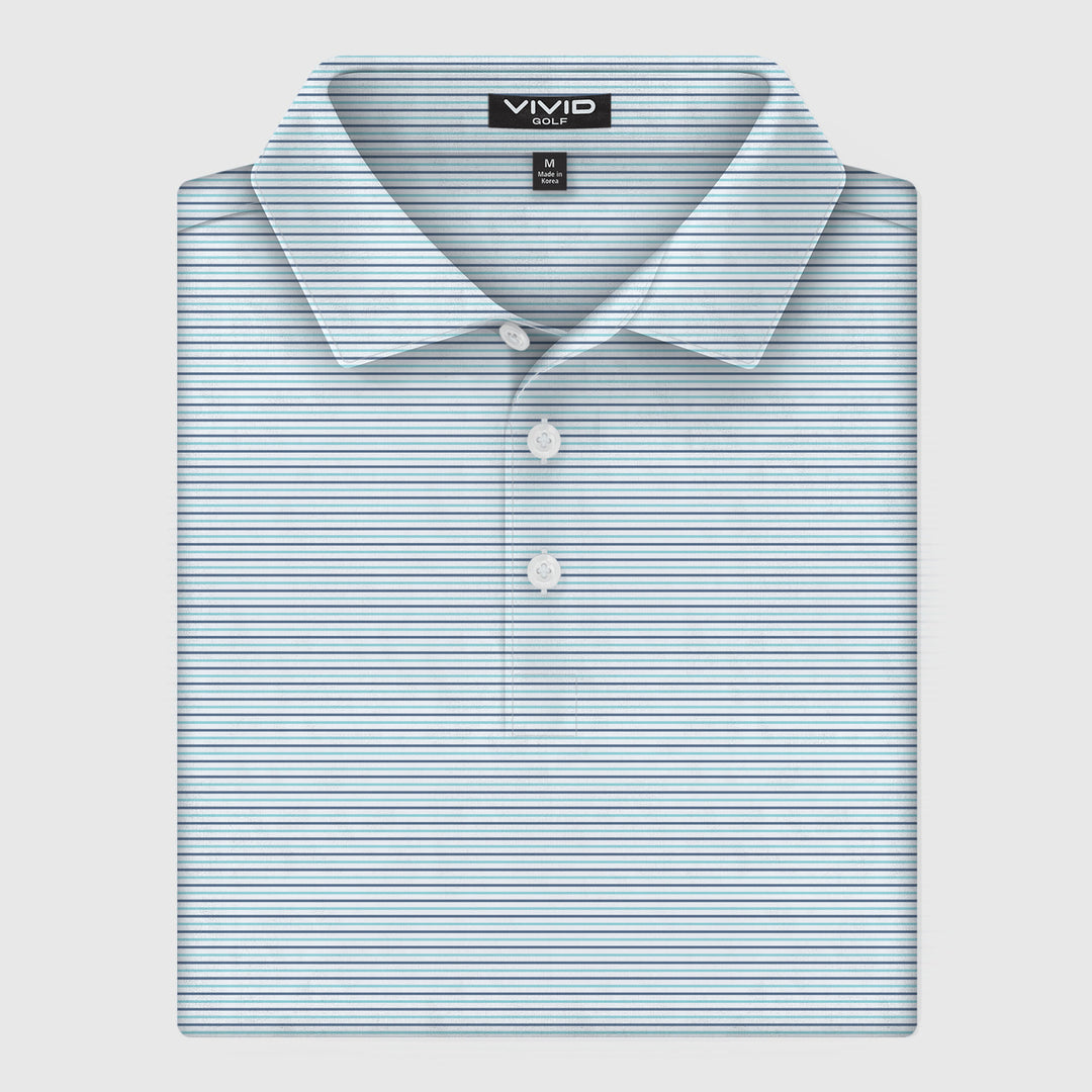 Tidewater Stripe Pique Polo