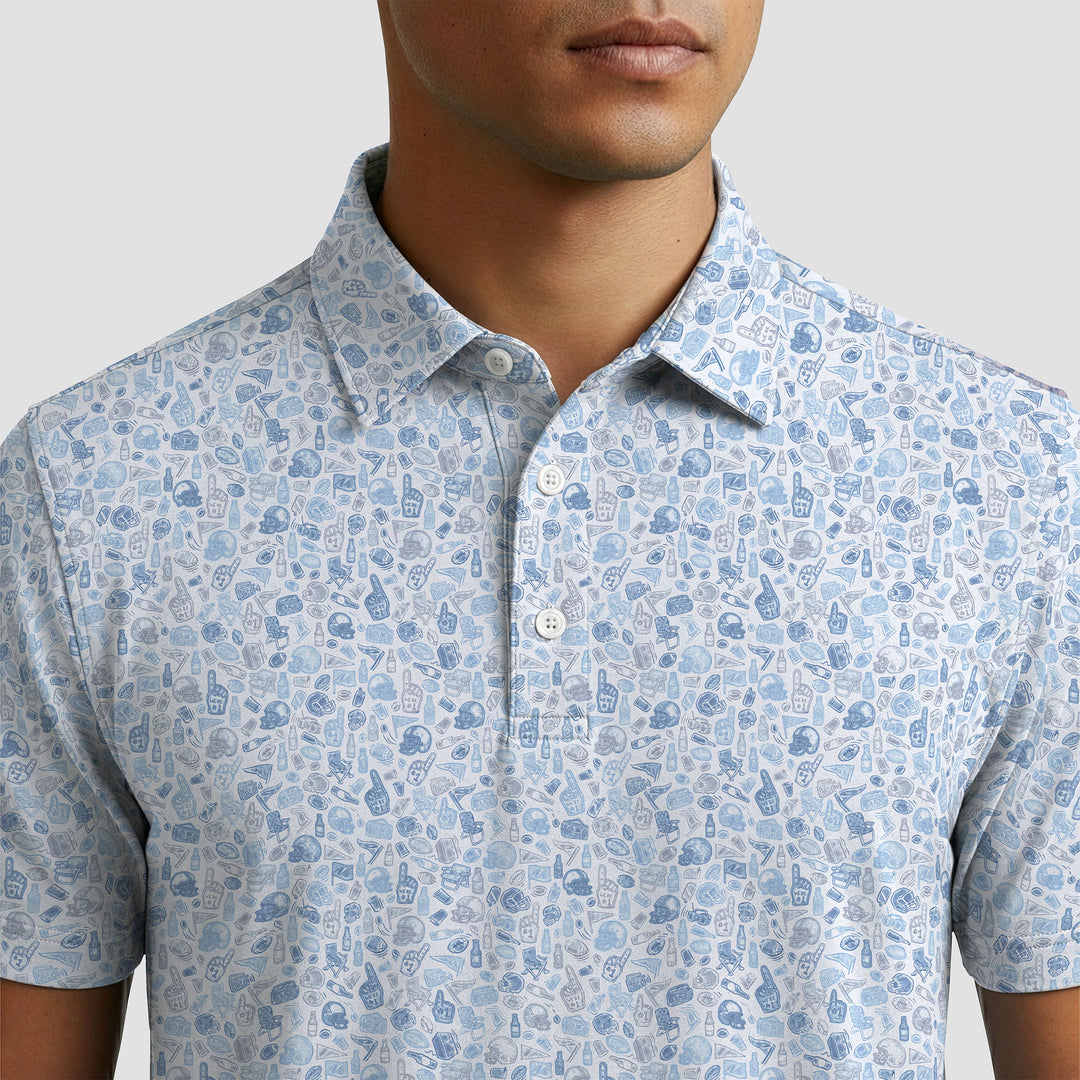 Gameday Blue Polo