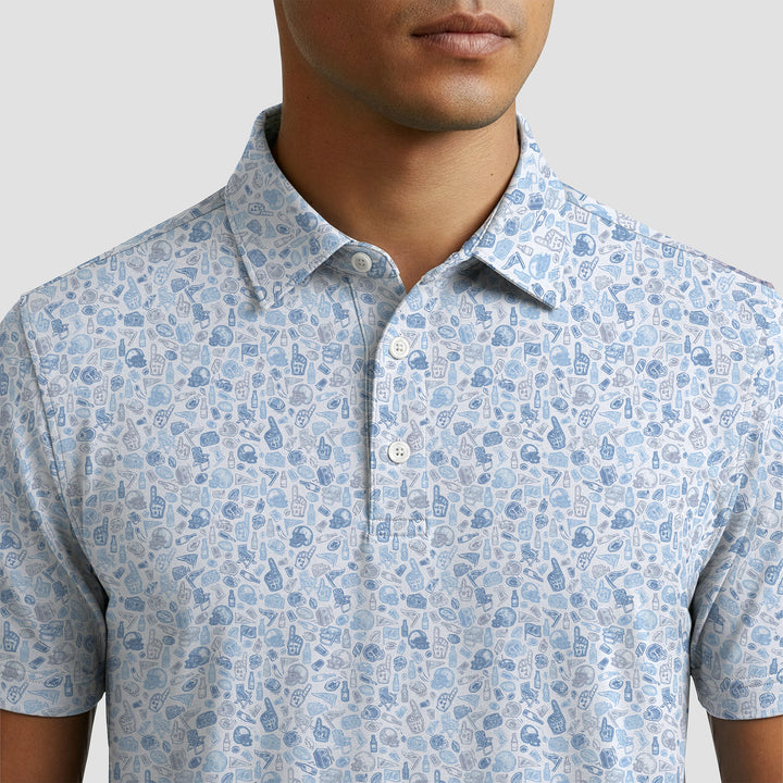 Gameday Blue Polo