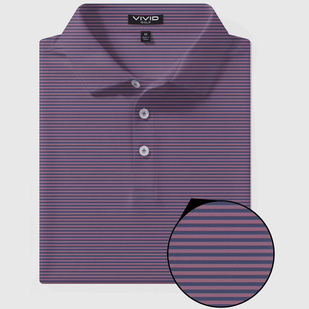 Indigo Stripe Polo