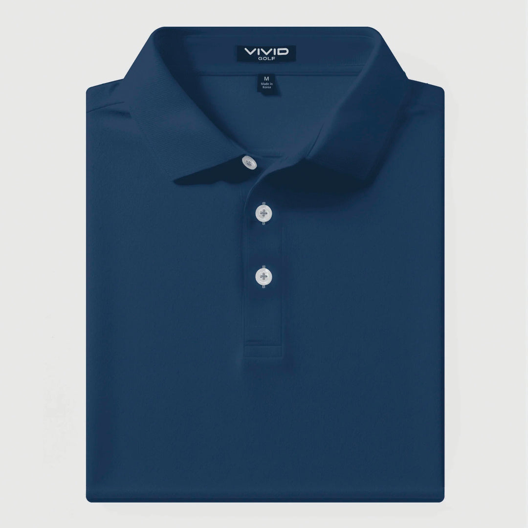 Navy Solid Polo
