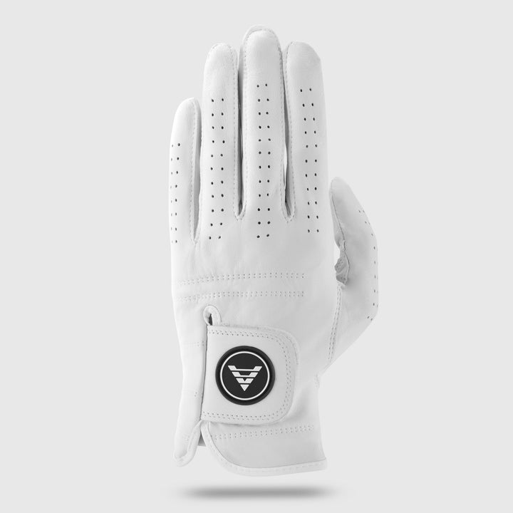 Men's Premium Cabretta Leather Glove Black / White