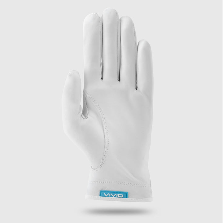 Men's Premium Cabretta Leather Glove White / Blue