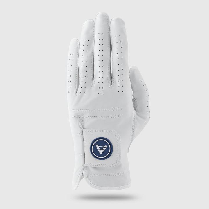 Men's Premium Cabretta Leather Glove Navy / White
