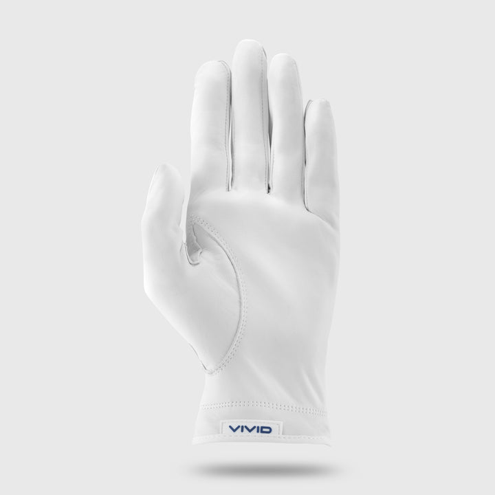 Premium Cabretta Leather Golf Glove Navy / White