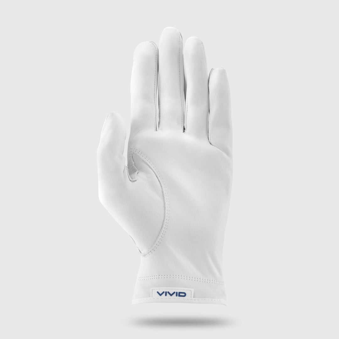 Women's Premium Cabretta Leather Glove Navy / White