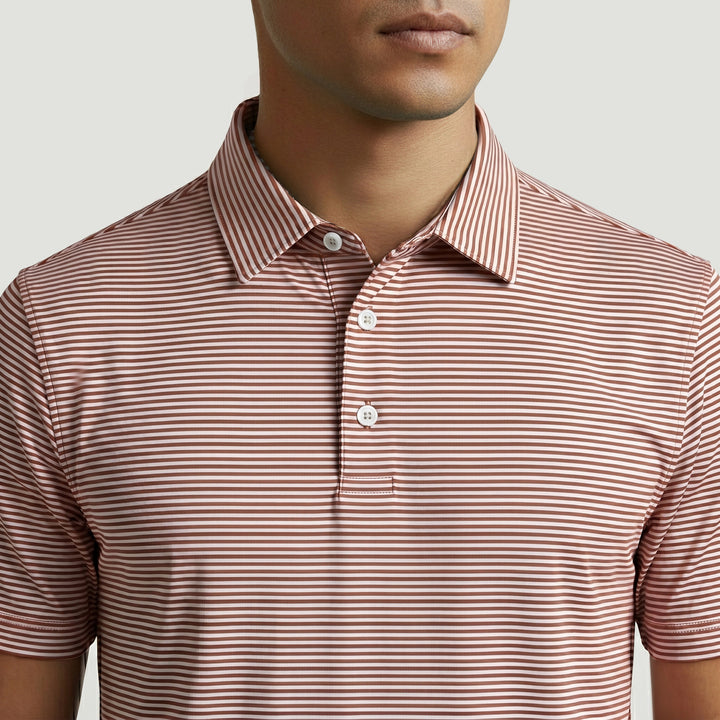 Saddle Stripe Polo