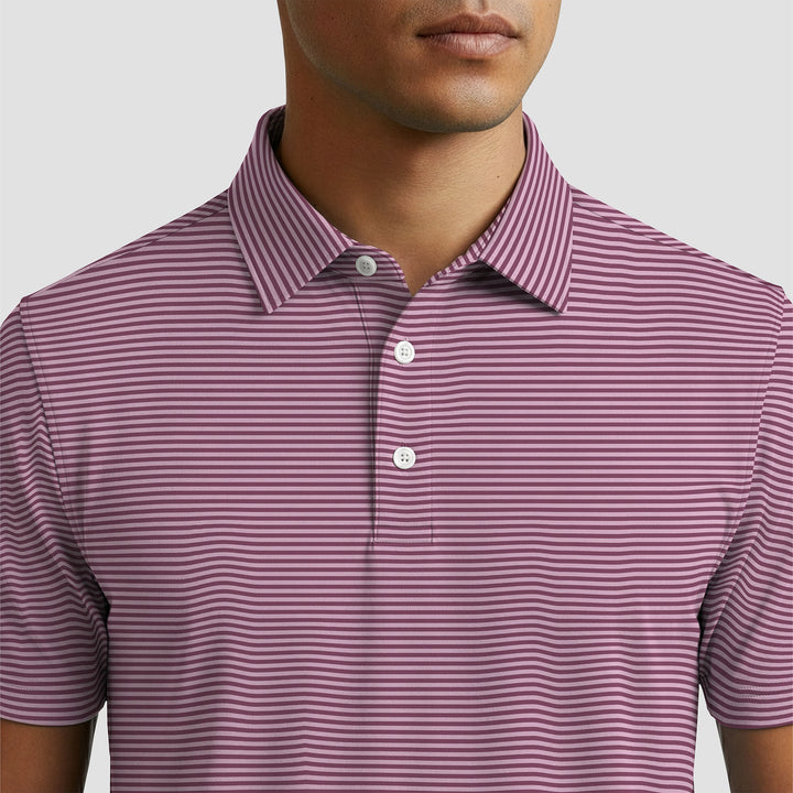 Sangria Stripe Polo