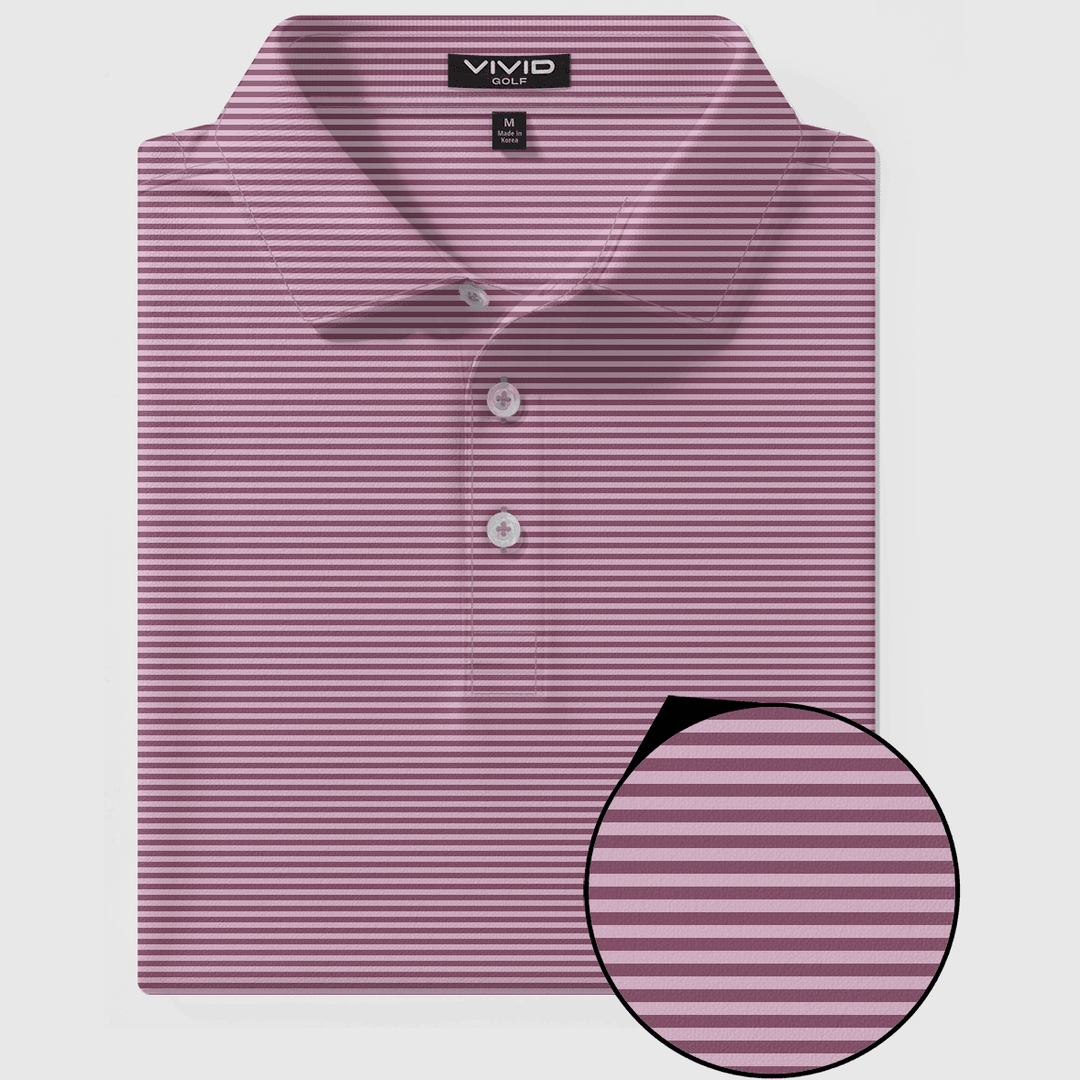 Sangria Stripe Polo