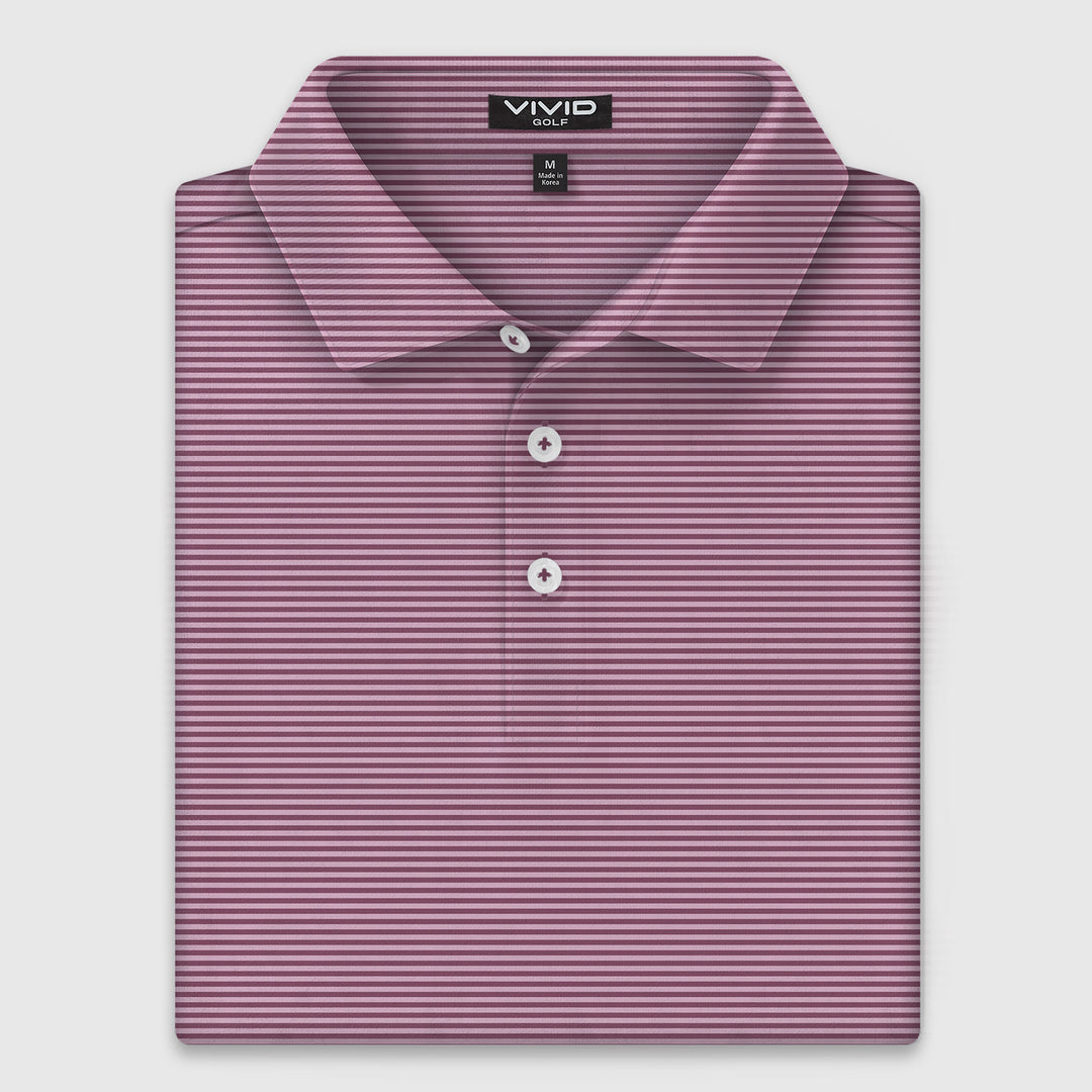 Sangria Stripe Polo